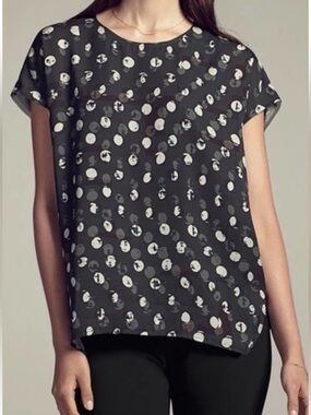 MM Lafleur Didion 3.0 Blouse Green Dots Size S